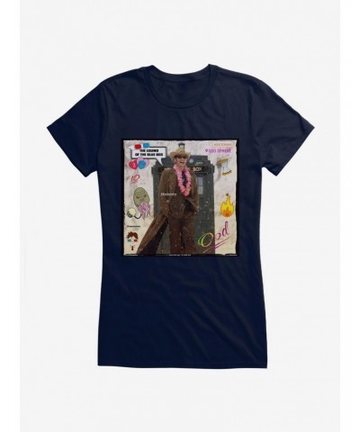 Doctor Who The Tenth Doctor The Legend Of The Blue Box Girls T-Shirt $10.71 T-Shirts