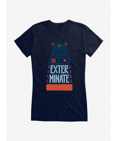 Doctor Who Dalek Outline Girls T-Shirt $9.71 T-Shirts