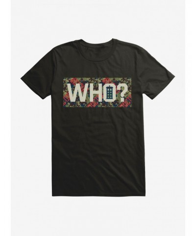 Doctor Who TARDIS Who? T-Shirt $8.13 T-Shirts