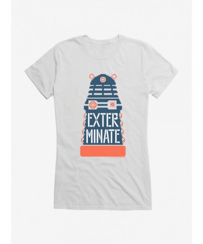 Doctor Who Dalek Outline Girls T-Shirt $9.71 T-Shirts