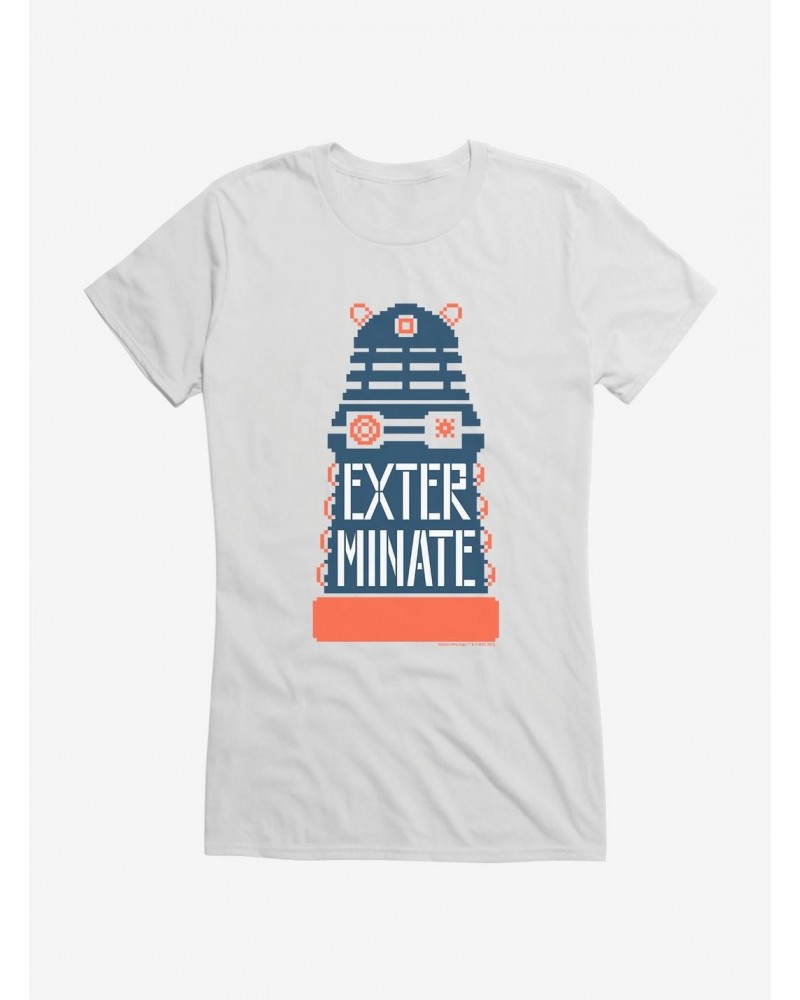 Doctor Who Dalek Outline Girls T-Shirt $9.71 T-Shirts