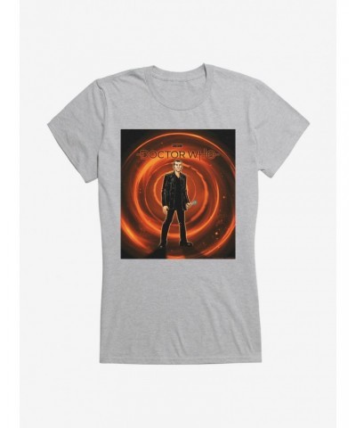 Doctor Who The Ninth Doctor Time Warp Girls T-Shirt $9.21 T-Shirts