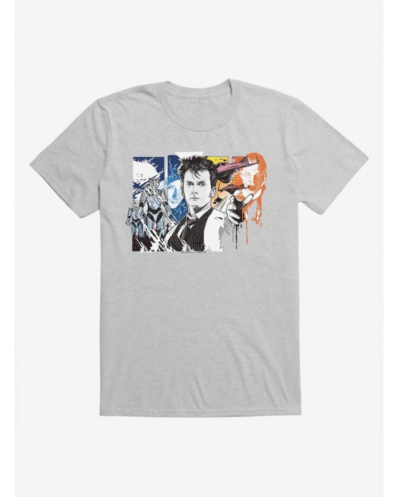 Doctor Who Tenth Doctor Collage T-Shirt $10.52 T-Shirts