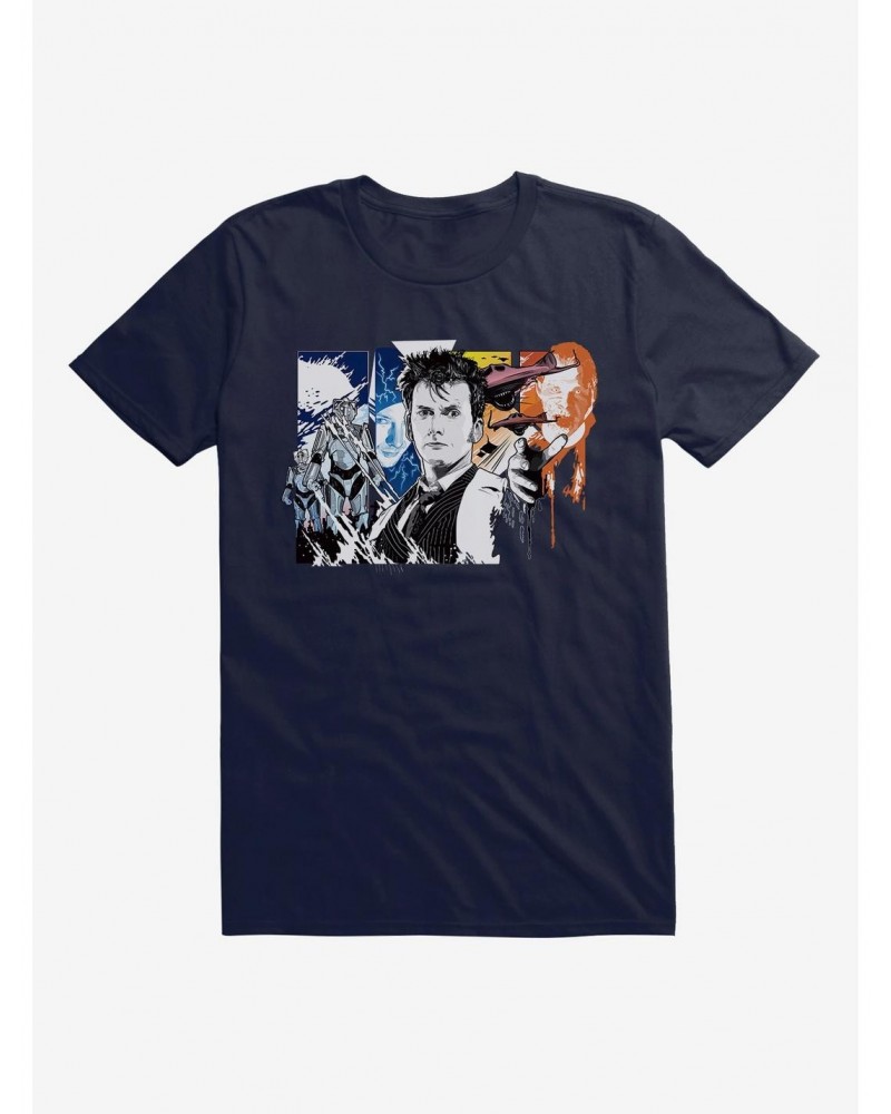 Doctor Who Tenth Doctor Collage T-Shirt $10.52 T-Shirts