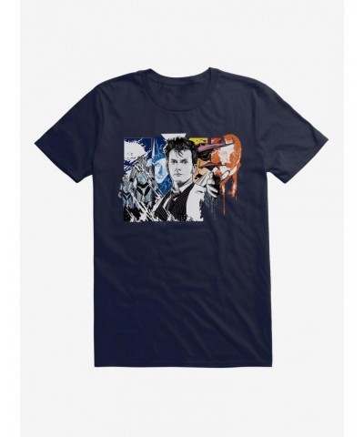 Doctor Who Tenth Doctor Collage T-Shirt $10.52 T-Shirts