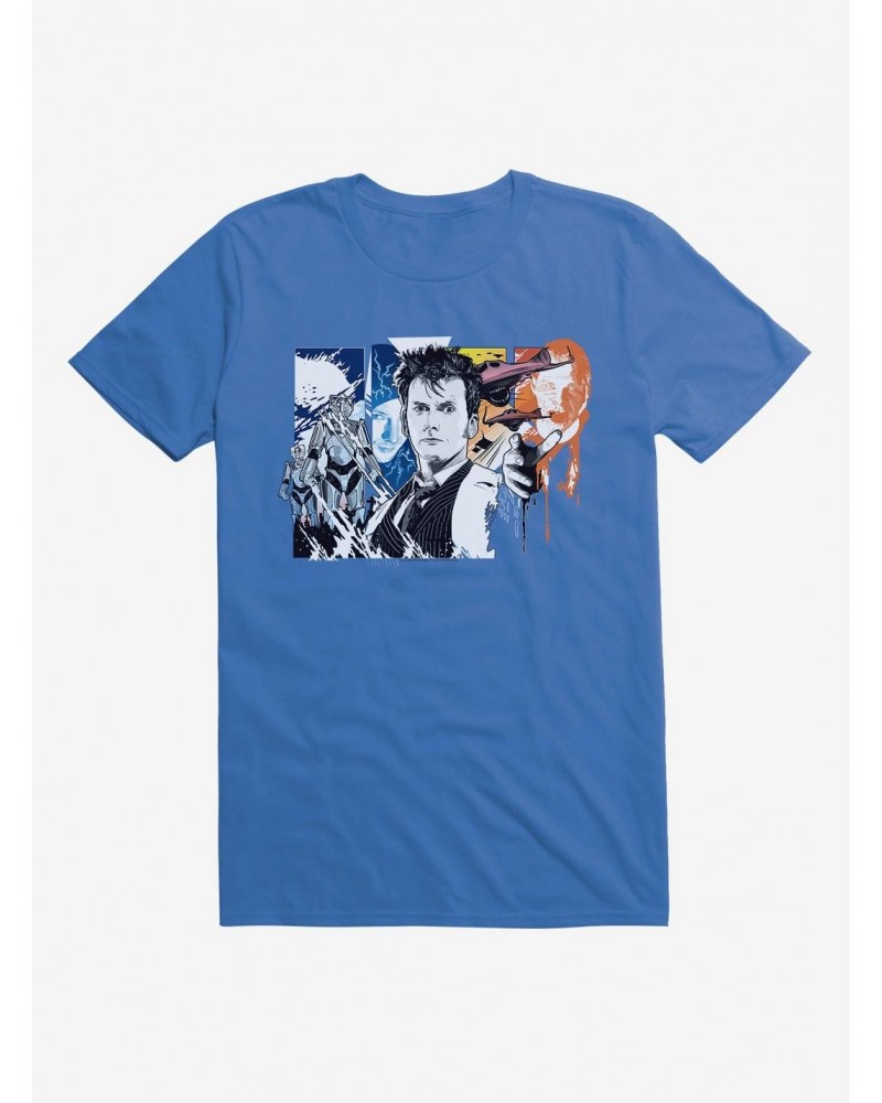 Doctor Who Tenth Doctor Collage T-Shirt $10.52 T-Shirts