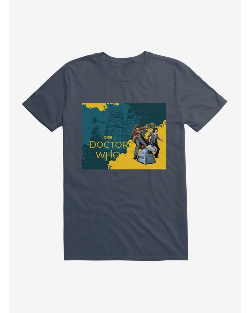 Doctor, Who The Fourth Doctor, K9, And Sarah Jane T-Shirt $9.32 T-Shirts