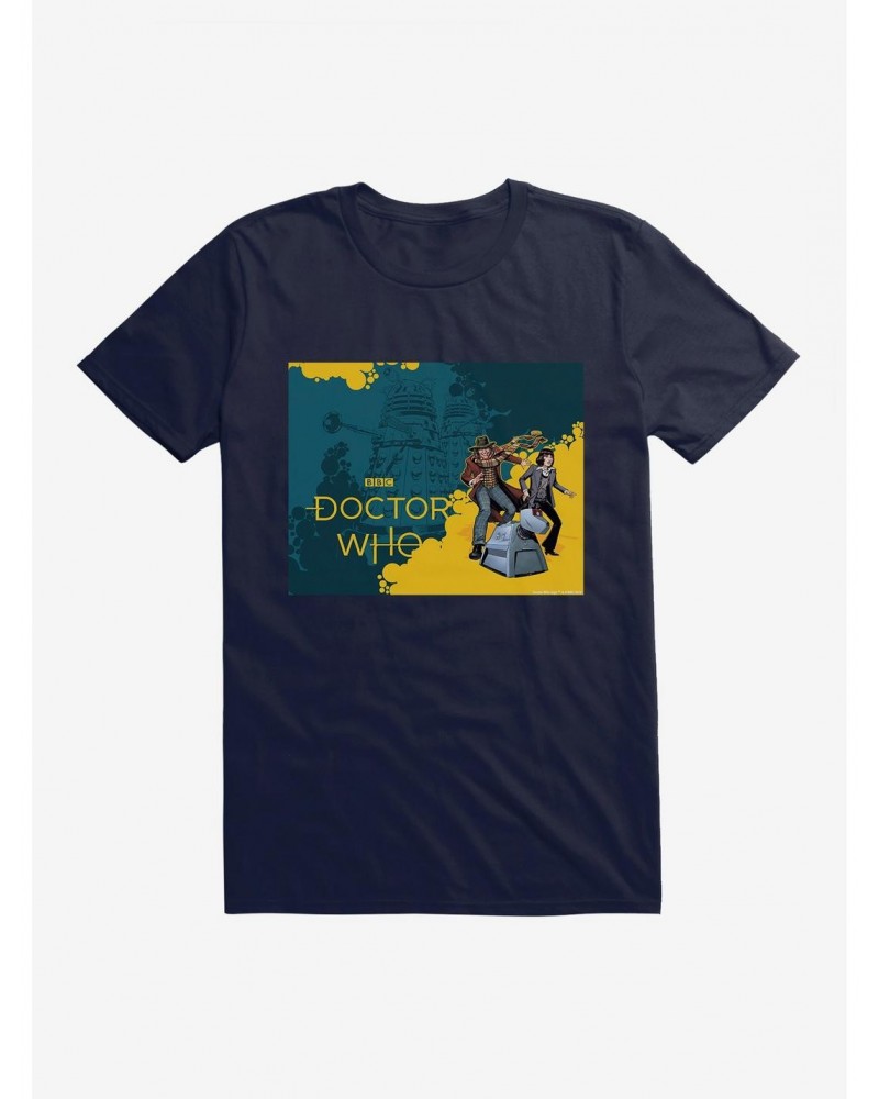 Doctor, Who The Fourth Doctor, K9, And Sarah Jane T-Shirt $9.32 T-Shirts