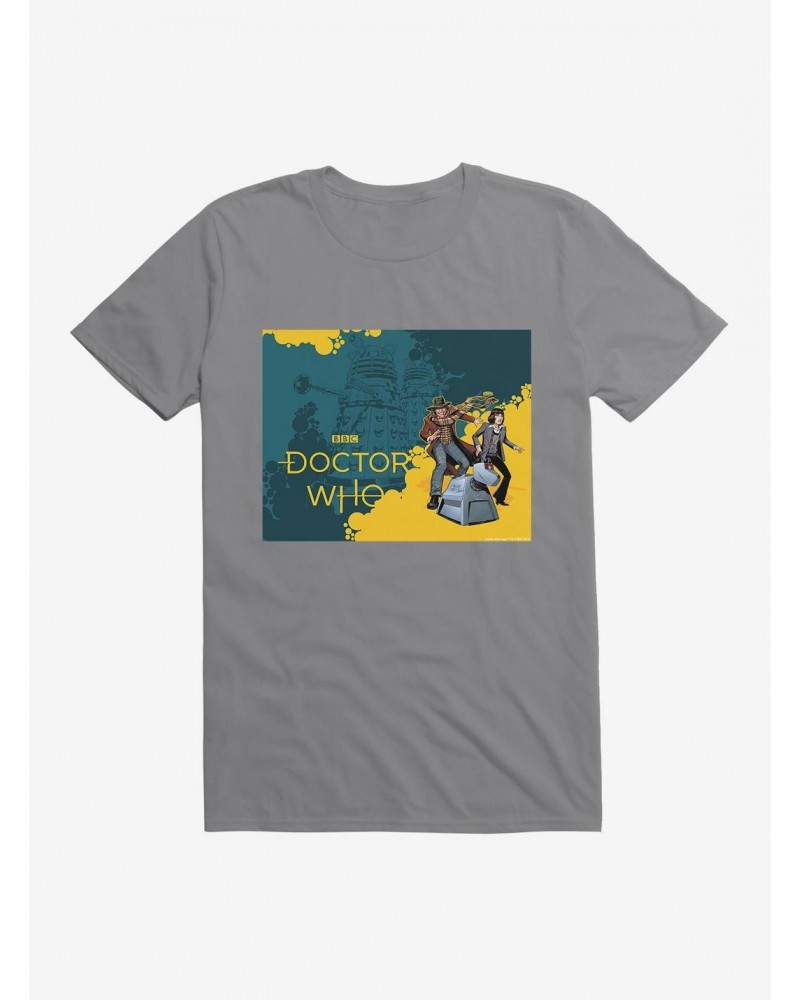 Doctor, Who The Fourth Doctor, K9, And Sarah Jane T-Shirt $9.32 T-Shirts