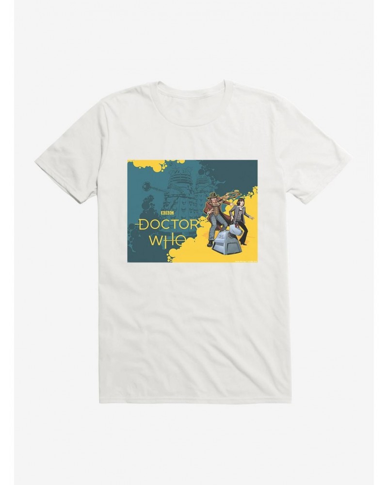 Doctor, Who The Fourth Doctor, K9, And Sarah Jane T-Shirt $9.32 T-Shirts