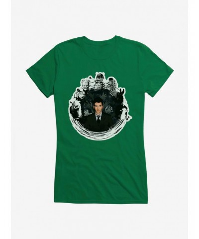 Doctor Who The Tenth Doctor Collage Girls T-Shirt $11.70 T-Shirts