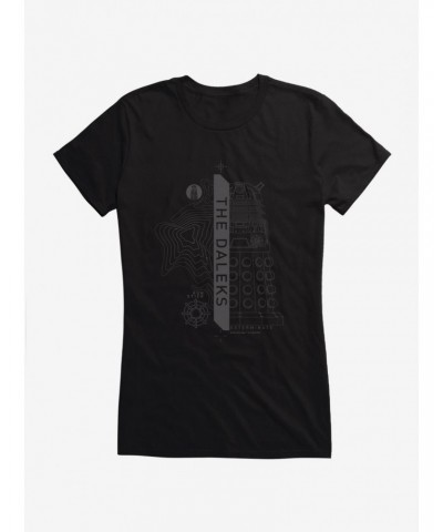 Doctor Who Dalek Sonic Wave Girls T-Shirt $11.45 T-Shirts