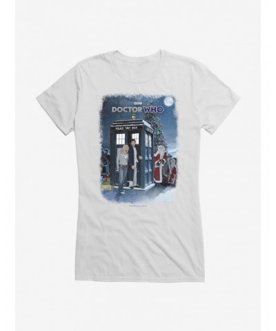 Doctor Who The Chirstmas Invasion Girls T-Shirt $8.22 T-Shirts