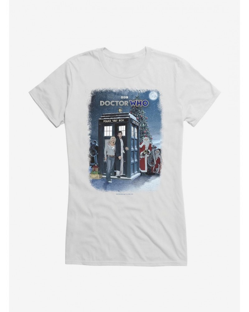 Doctor Who The Chirstmas Invasion Girls T-Shirt $8.22 T-Shirts