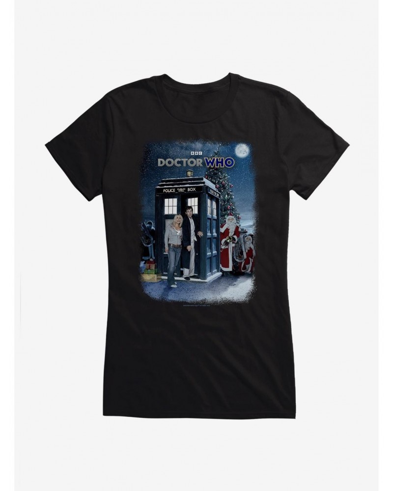 Doctor Who The Chirstmas Invasion Girls T-Shirt $8.22 T-Shirts