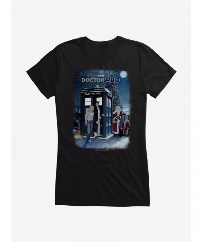 Doctor Who The Chirstmas Invasion Girls T-Shirt $8.22 T-Shirts