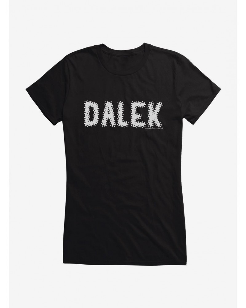 Doctor Who Dalek Fuzzy Script Girls T-Shirt $11.21 T-Shirts