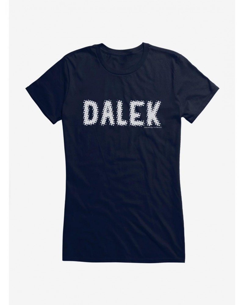 Doctor Who Dalek Fuzzy Script Girls T-Shirt $11.21 T-Shirts