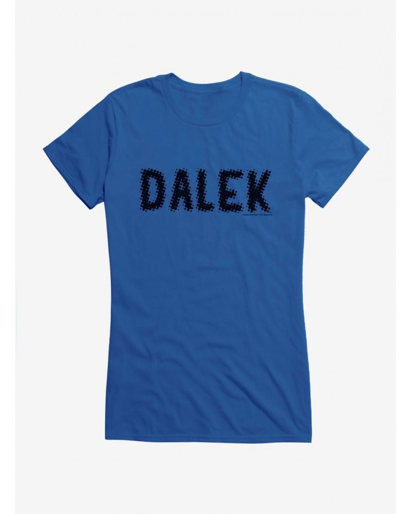 Doctor Who Dalek Fuzzy Script Girls T-Shirt $11.21 T-Shirts