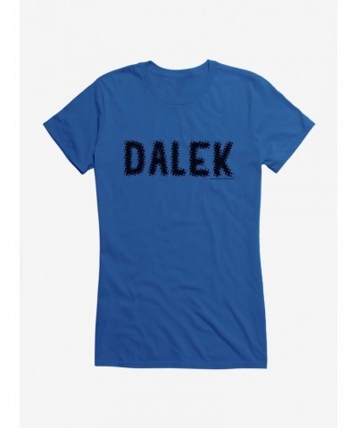 Doctor Who Dalek Fuzzy Script Girls T-Shirt $11.21 T-Shirts