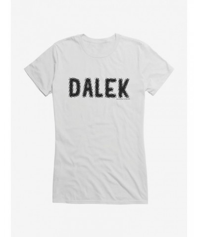 Doctor Who Dalek Fuzzy Script Girls T-Shirt $11.21 T-Shirts