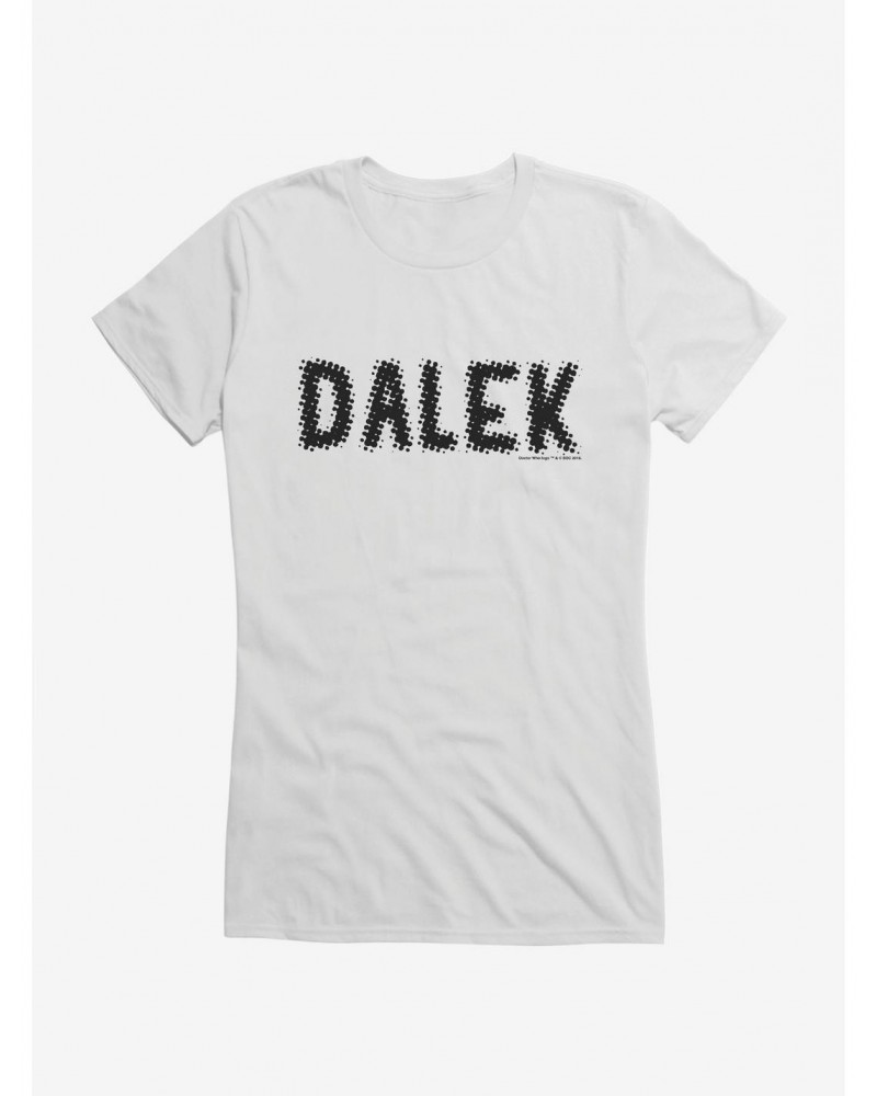 Doctor Who Dalek Fuzzy Script Girls T-Shirt $11.21 T-Shirts