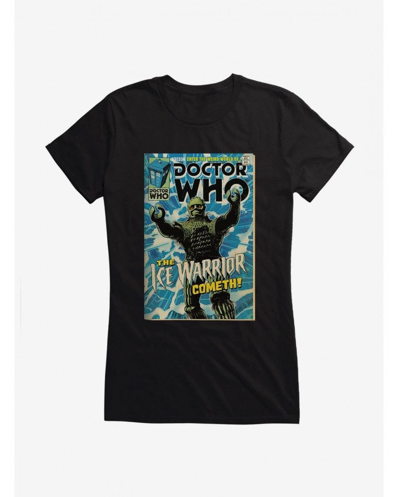 Doctor Who Ice Warrior Cometh Comic Girls T-Shirt $8.47 T-Shirts