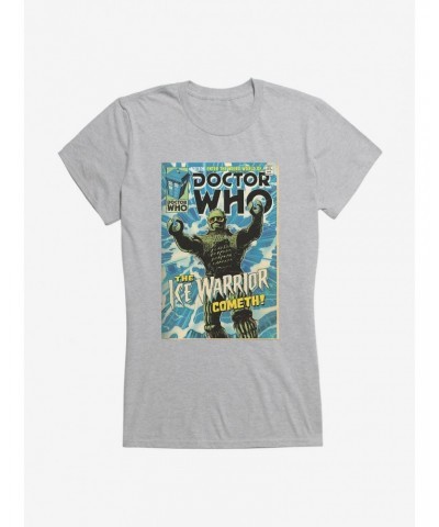 Doctor Who Ice Warrior Cometh Comic Girls T-Shirt $8.47 T-Shirts