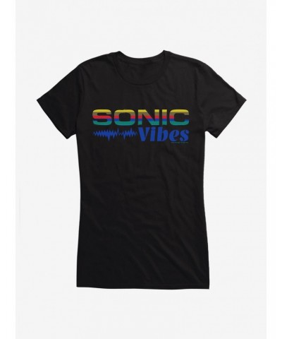 Doctor Who Sonic Vibes Girls T-Shirt $8.72 T-Shirts