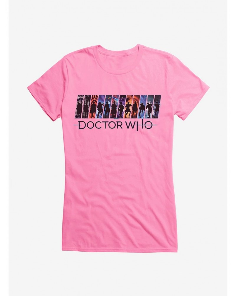 Doctor Who All Doctors Girls T-Shirt $10.21 T-Shirts