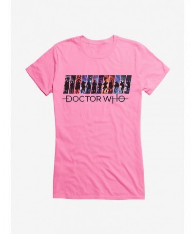 Doctor Who All Doctors Girls T-Shirt $10.21 T-Shirts