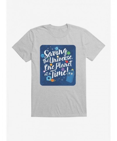 Doctor Who Saving The Universe One Planet At A Time T-Shirt $8.60 T-Shirts