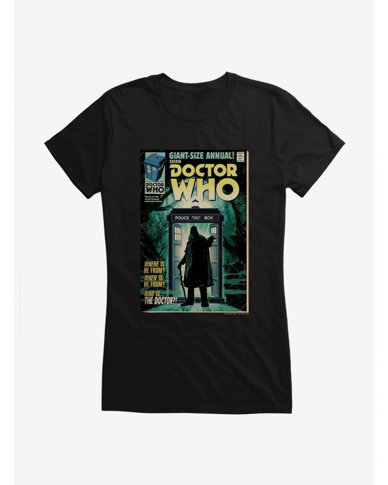 Doctor Who First Doctor Who Are They Comic Girls T-Shirt $11.45 T-Shirts