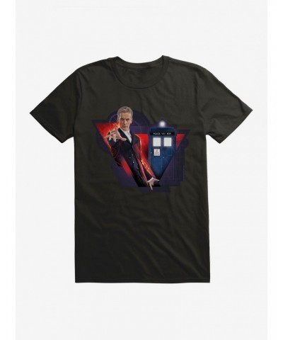 Doctor Who TARDIS Twelfth Doctor Team T-Shirt $8.37 T-Shirts