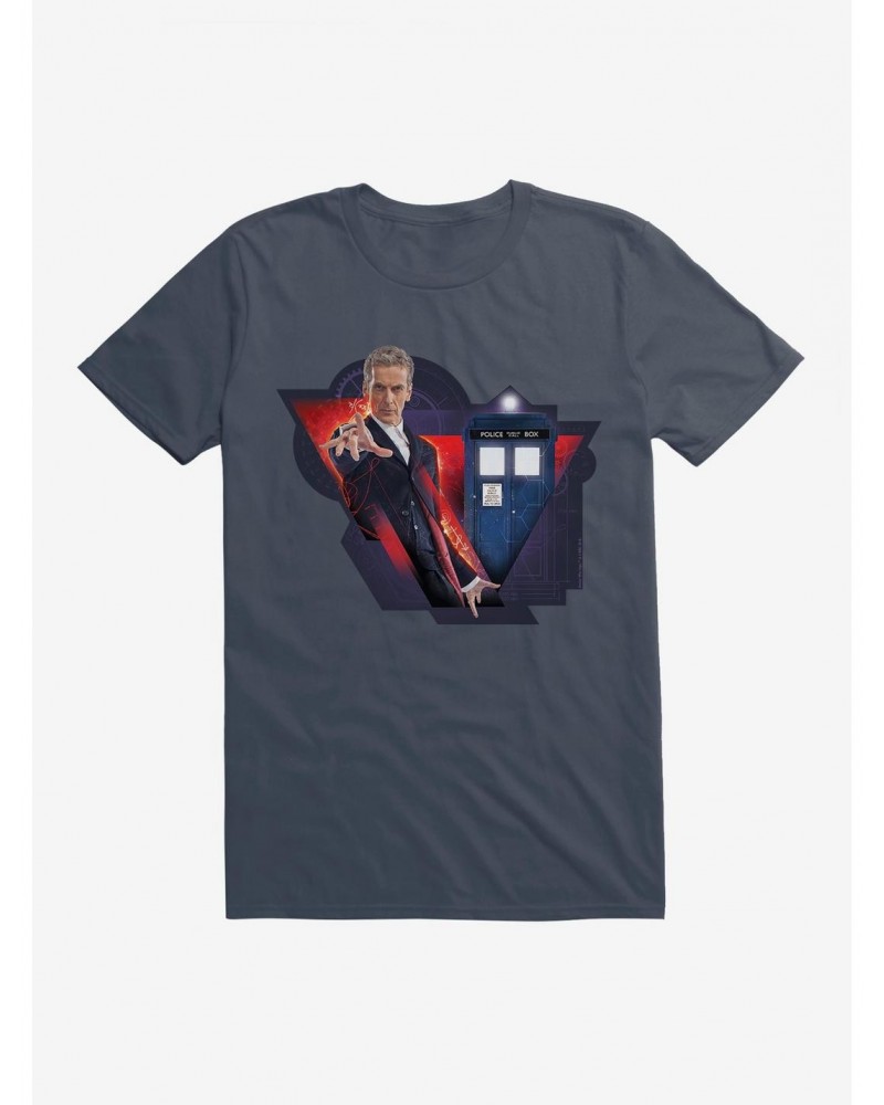 Doctor Who TARDIS Twelfth Doctor Team T-Shirt $8.37 T-Shirts