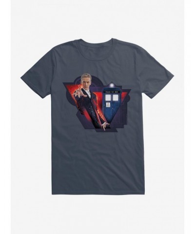 Doctor Who TARDIS Twelfth Doctor Team T-Shirt $8.37 T-Shirts