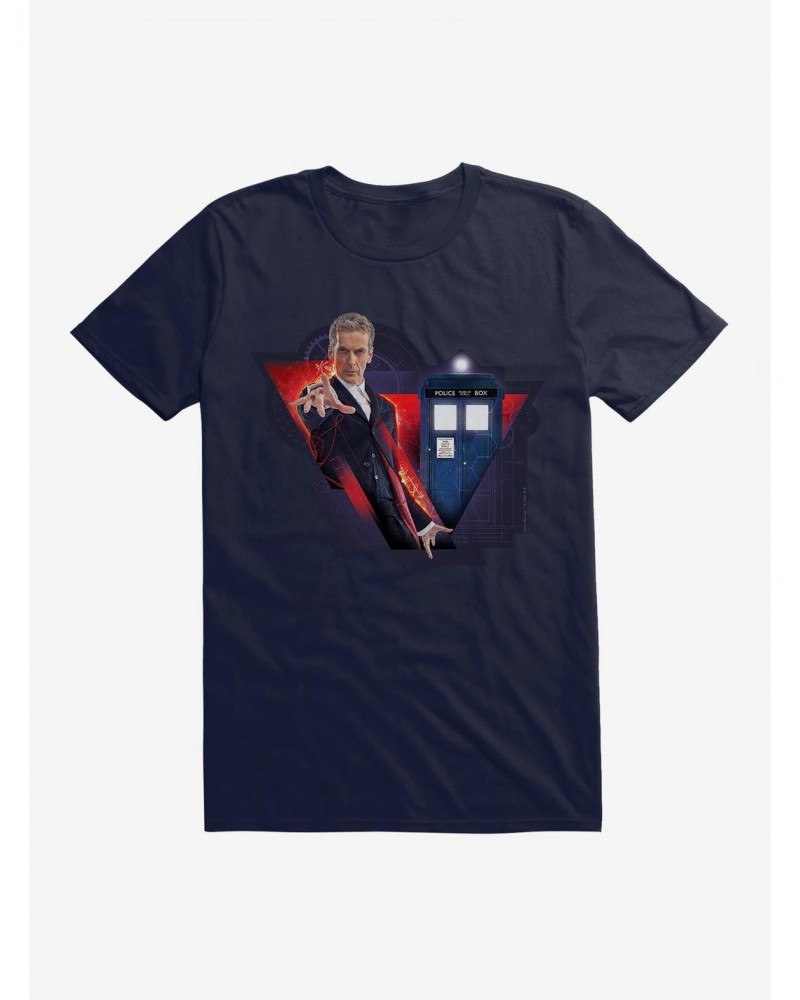 Doctor Who TARDIS Twelfth Doctor Team T-Shirt $8.37 T-Shirts