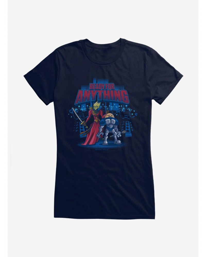 Doctor Who Ready For Anything Girls T-Shirt $8.47 T-Shirts