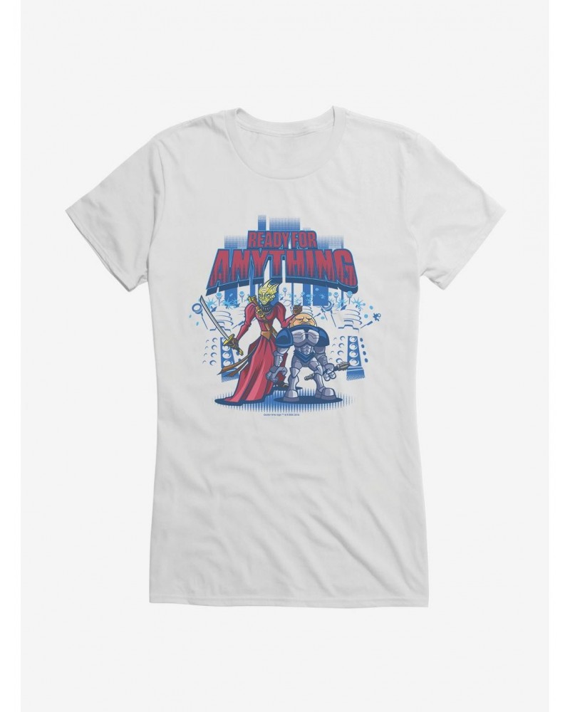 Doctor Who Ready For Anything Girls T-Shirt $8.47 T-Shirts