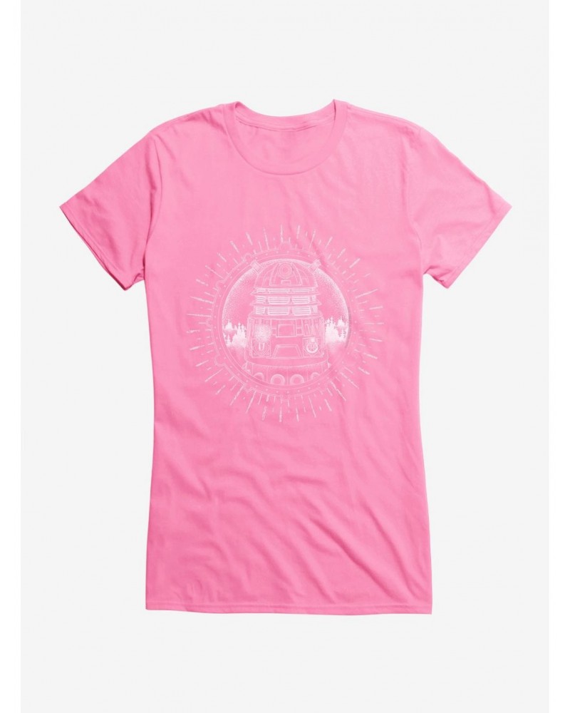 Doctor Who Dalek Pencil Outline Girls T-Shirt $7.72 T-Shirts