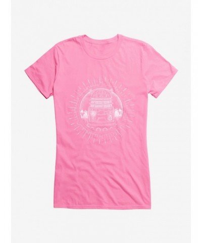 Doctor Who Dalek Pencil Outline Girls T-Shirt $7.72 T-Shirts