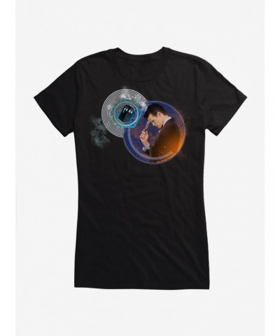 Doctor Who Eleventh Doctor And His TARDIS Girls T-Shirt $11.45 T-Shirts