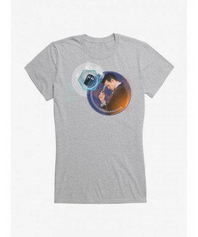 Doctor Who Eleventh Doctor And His TARDIS Girls T-Shirt $11.45 T-Shirts