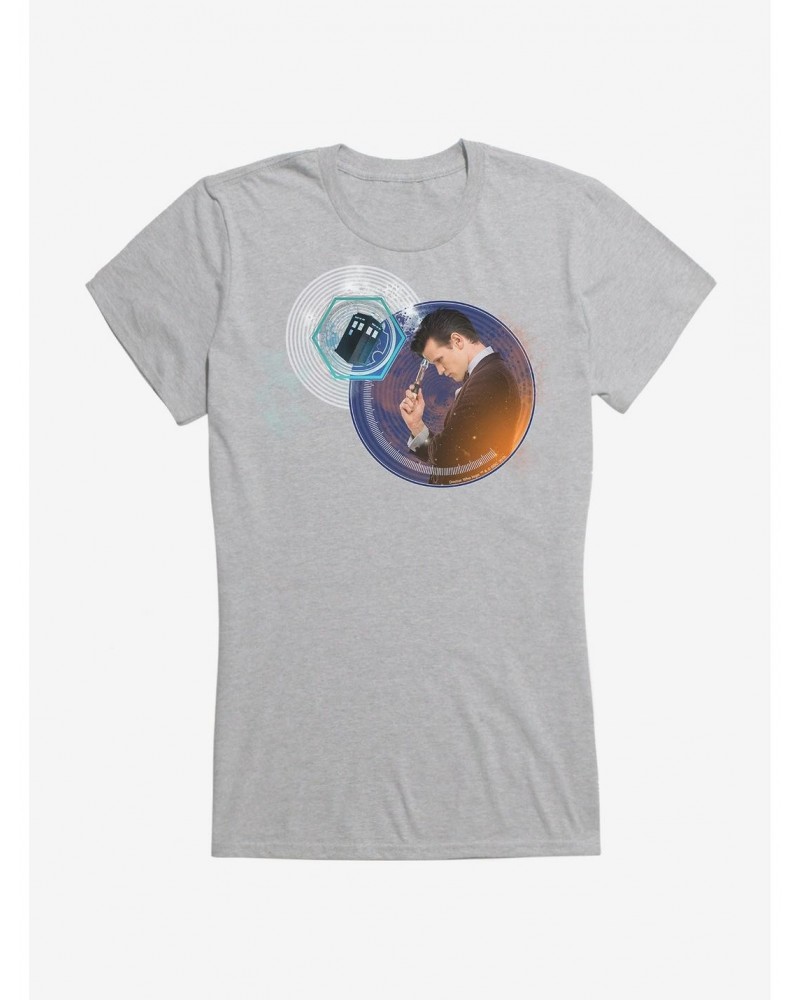 Doctor Who Eleventh Doctor And His TARDIS Girls T-Shirt $11.45 T-Shirts