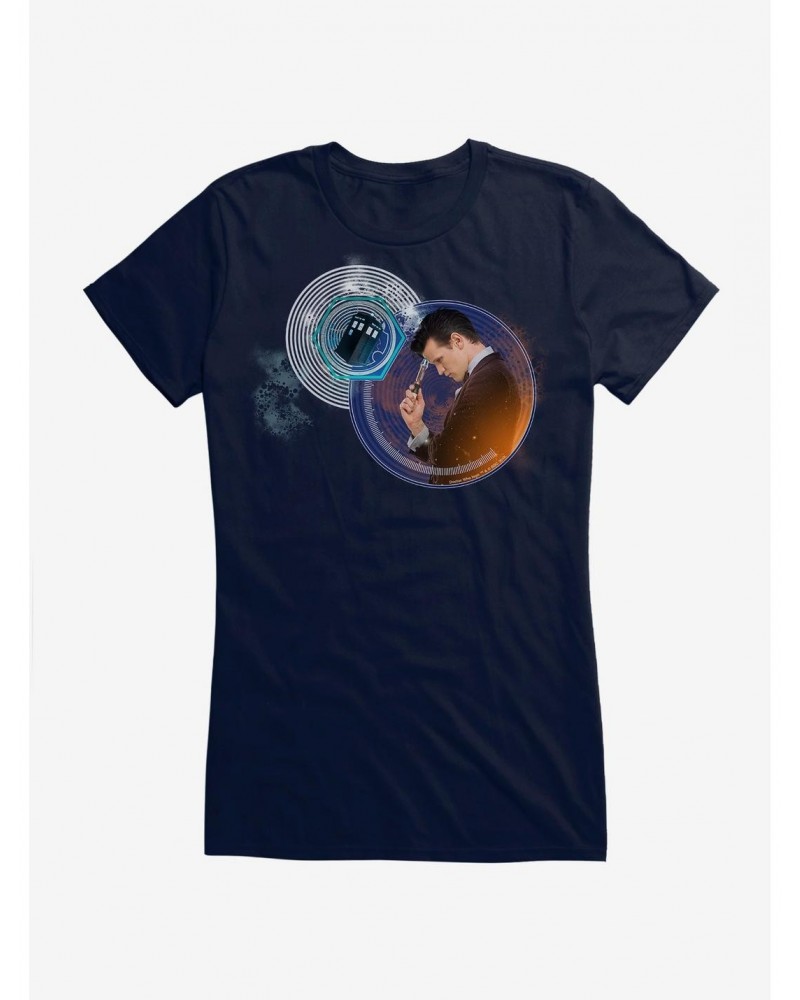 Doctor Who Eleventh Doctor And His TARDIS Girls T-Shirt $11.45 T-Shirts