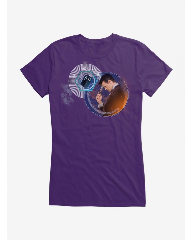 Doctor Who Eleventh Doctor And His TARDIS Girls T-Shirt $11.45 T-Shirts