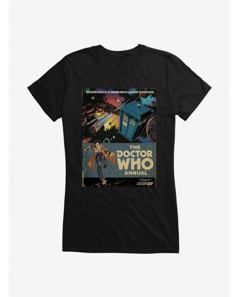 Doctor Who Annual Tenth Doctor Girls T-Shirt $8.72 T-Shirts