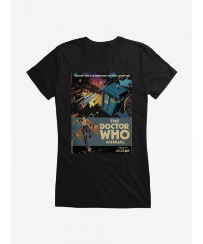 Doctor Who Annual Tenth Doctor Girls T-Shirt $8.72 T-Shirts