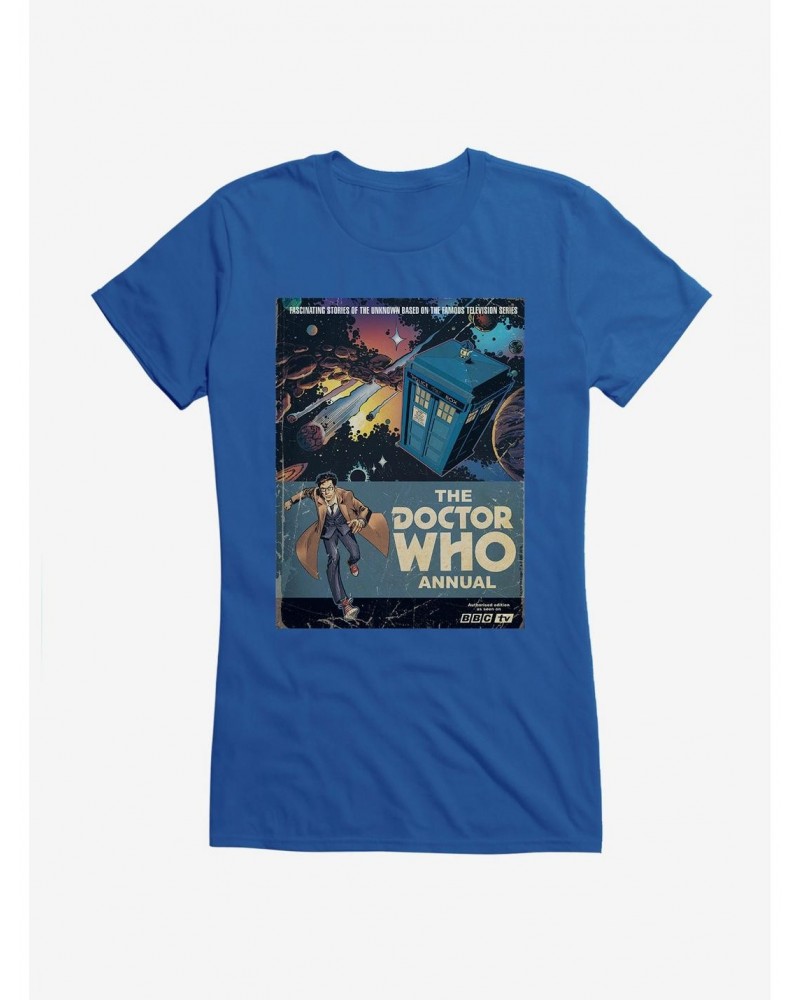 Doctor Who Annual Tenth Doctor Girls T-Shirt $8.72 T-Shirts