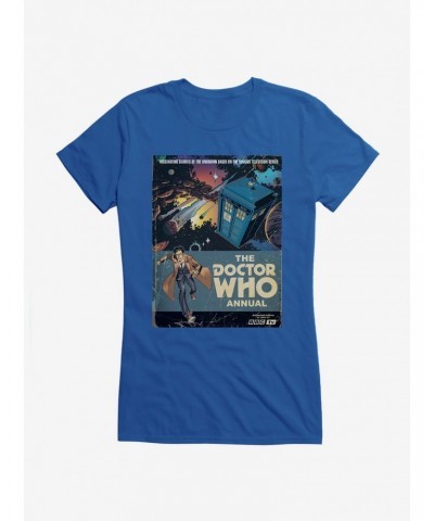 Doctor Who Annual Tenth Doctor Girls T-Shirt $8.72 T-Shirts